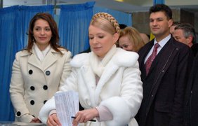Юлия Тимошенко отдала свой голос