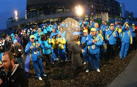 Украинский флаг Олимпиады