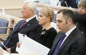 Леонид Кравчук, Юлия Тимошенко и депутат от фракции Блока Юлии Тимошенко Андрей Портнов