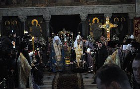 Патриарх Кирилл и митрополит Владимир ждут Януковича