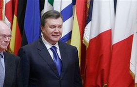 Янукович в Брюсселе