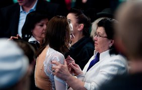 Чемпионка мира по художественной гимнастике, бронзовая призерка Олимпийских игр Анна Бессонова и президент федерации гимнастики Украины Альбина Дерюгина