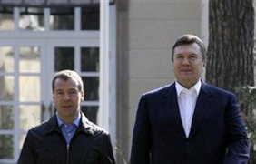 Президенты Украины и России