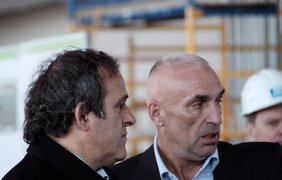 Мишель Платини в Донецке