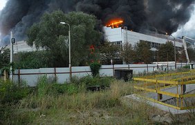 Пожар на столичных складах