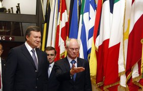 Янукович в Брюсселе