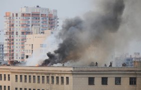 Пожар в Харьковском университете