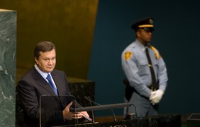 Виктор Янукович на саммите ООН