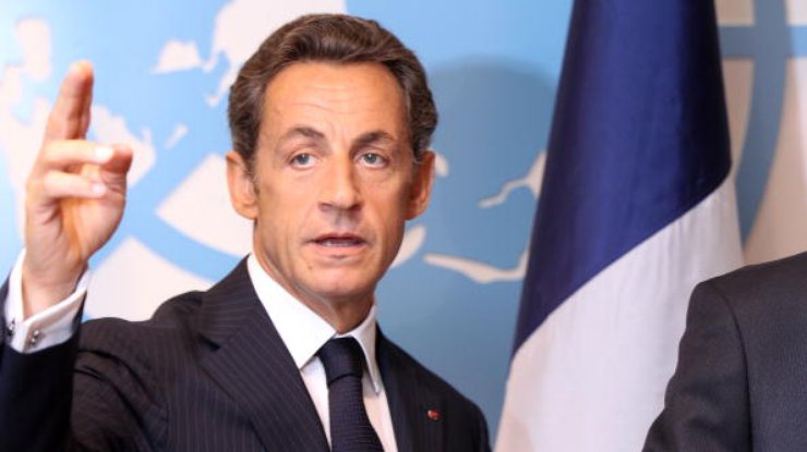 Президент Франции Николя Саркози на саммите ООН