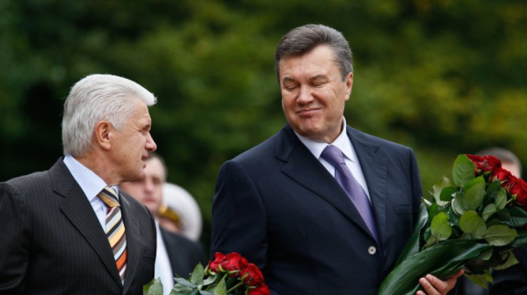 Президент Виктор Янукович и спикер Владимир Литвин