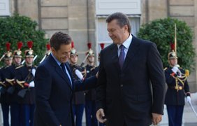Виктор Янукович и Николя Саркози