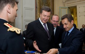 Президенты Франции и Украины