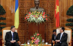 Встреча Виктора Януковича с премьер-министром Вьетнама Нгуен Тан Зунгом