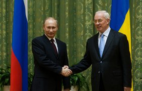 Премьер России Владимир Путин и премьер Украины Николай Азаров