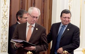 Герман ван Ромпей и Жозе Мануэль Баррозу