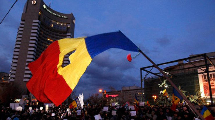 Беспорядки в Румынии