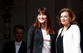 Карла Бруни-Саркози и Валери Трирвайлер