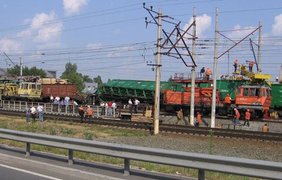 Столкновение поездов возле Выдубичей