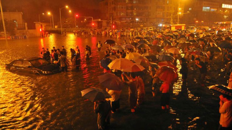 Наводнение в Пекине
