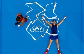 Французский и украинский борцы