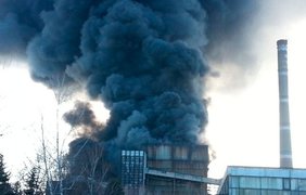 На Углегорской ТЭС произошел пожар