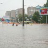 Дождь превратил улицы Луцка в реки