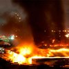 В Киеве сгорел рынок на Оболони