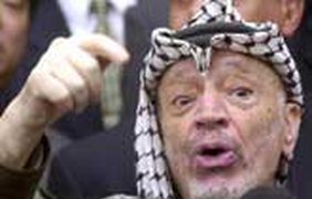 В черновике речи, где Ясир Арафат готовил свои речи, содержался запрет на деятельность террористов-самоубийц, однако ни в одном выступлении Арафат так и не произнес этого.