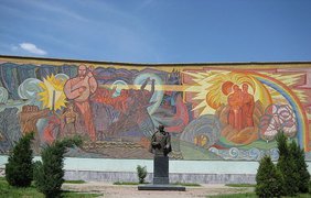 Памятник Тарасу Шевченко в г.Ташкенте, Узбекистан.