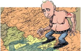 Карикатуры западных СМИ на тему российского вторжения в Украинe