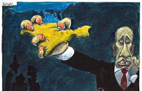 Карикатуры западных СМИ на тему российского вторжения в Украинe