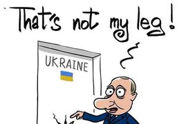Карикатуры западных СМИ на тему российского вторжения в Украинe
