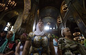 Празднование Троицы в Киеве