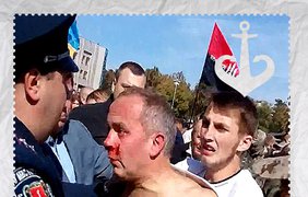 Нестор Шуфрич неудачно съездил в Одессу. Там его хотели приобщить к флешмобу Trash Bucket Challenge, но он отказалася.