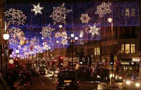 Лондон. Рождественские огни