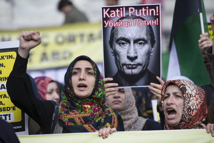 У Туреччині протестують проти присутності Росії у Сирії