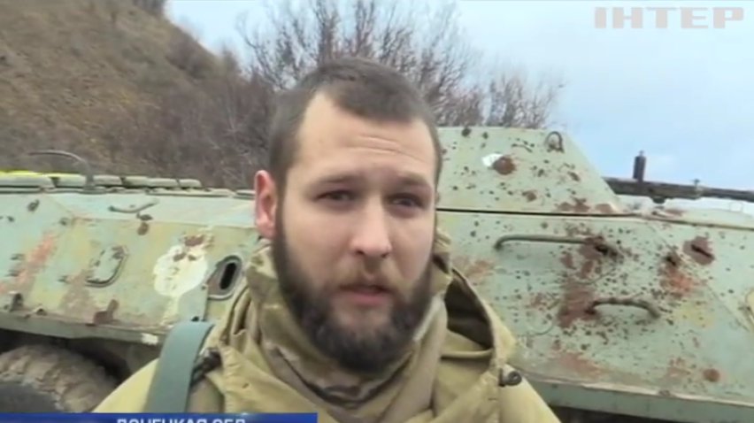 Под Донецком водитель спас солдата от расправы сепаратистов (видео)