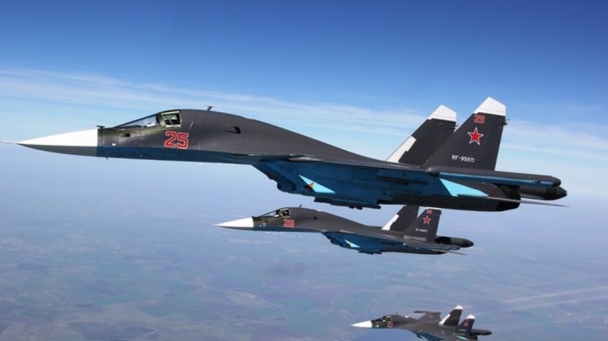 Россия отправила в Сирию бомбардировщики Су-34 с ракетами