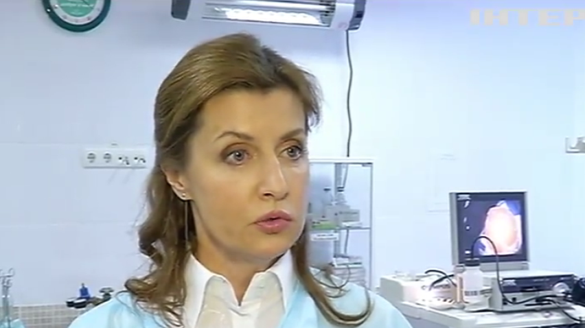 Марина Порошенко подарила госпиталю гастро-бронхоскоп