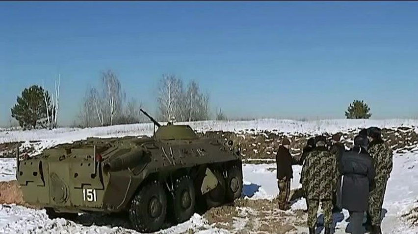 Прикордонників вчать водити БТР та стріляти з гранатомета