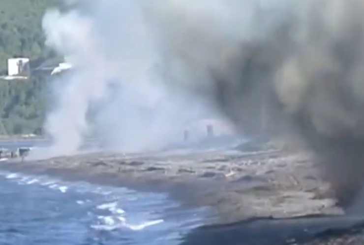 Взрыв в акватории Ялты испугал жителей Крыма