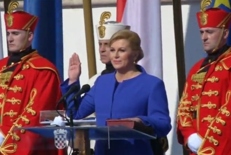 Хорватія святкує інавгурацію жінки-президента Колінда Грабар-Китарович