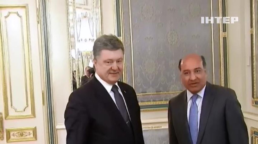 Петр Порошенко встретился с президентом Евробанка