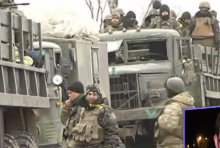 Под Дебальцево в окружении остается украинская бронетехника
