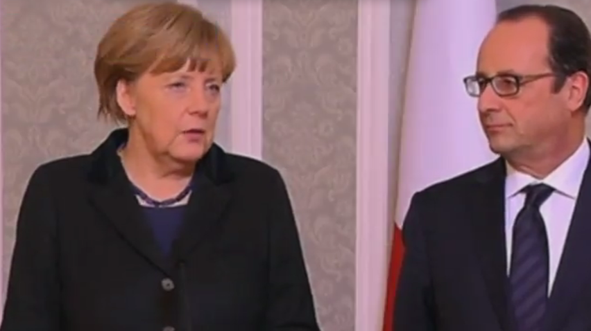 Меркель та Олланд в Парижі обговорюватимуть ситуацію в Україні