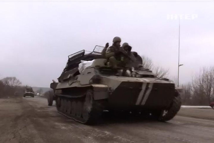 Армия укрепляет позиции в районе Дебальцево