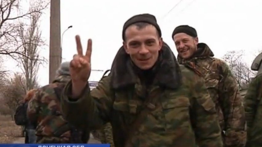 Солдат из России на Донбассе выдал себя приветом