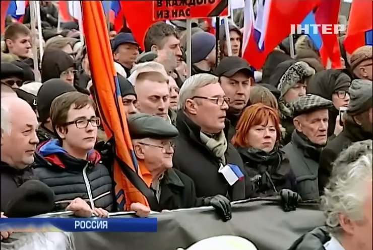 На марш в Москве вышли 100 тысяч: специальный репортаж (видео)