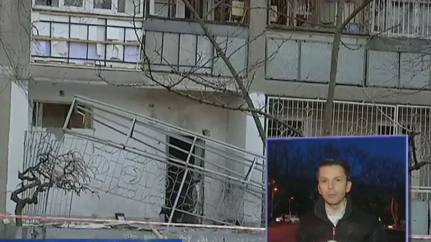 Ночной взрыв в Одессе выбил стекла 70 квартир