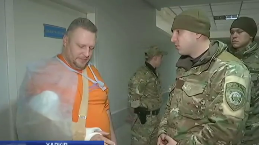 Після теракту в Харкові комбат Андрій Янголенко з дружиною досі в лікарні (відео)